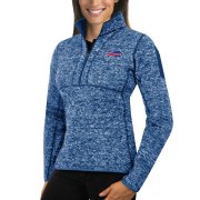 Wholesale Cheap Buffalo Bills Antigua Women's Fortune Half-Zip Sweater Heather Royal