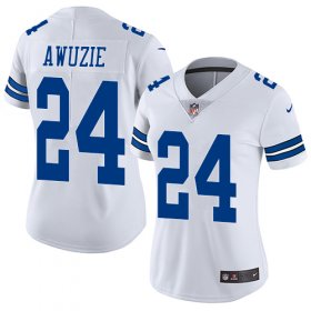 Wholesale Cheap Nike Cowboys #24 Chidobe Awuzie White Women\'s Stitched NFL Vapor Untouchable Limited Jersey