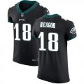 Wholesale Cheap Nike Eagles #18 Jalen Reagor Black Alternate Men's Stitched NFL New Elite Jersey