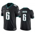 Wholesale Cheap Men's Philadelphia Eagles #6 DeVonta Smith Black 2023 F.U.S.E. With 1-Star C Patch Vapor Vapor Untouchable Limited Football Stitched Jersey