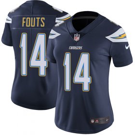 Wholesale Cheap Nike Chargers #14 Dan Fouts Navy Blue Team Color Women\'s Stitched NFL Vapor Untouchable Limited Jersey