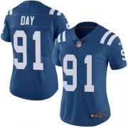 Wholesale Cheap Nike Colts #91 Sheldon Day Royal Blue Team Color Women's Stitched NFL Vapor Untouchable Limited Jersey