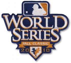 Wholesale Cheap Stitched 2010 MLB World Series Logo Jersey Sleeve Patch San Francisco Giants vs Texas Rangers