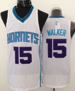 Wholesale Cheap Charlotte Hornets #15 Kemba Walker White Swingman Jersey