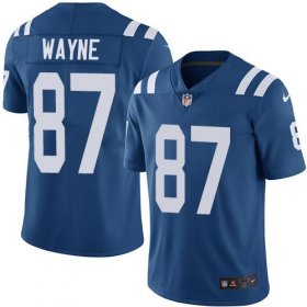 Wholesale Cheap Nike Colts #87 Reggie Wayne Royal Blue Team Color Youth Stitched NFL Vapor Untouchable Limited Jersey