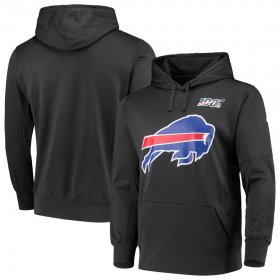 Wholesale Cheap Buffalo Bills Nike 100th Season Primary Logo Circuit Performance Pullover Hoodie Charcoal