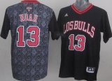 Wholesale Cheap Chicago Bulls #13 Joakim Noah Revolution 30 Swingman 2014 Noche Latina Black Jersey