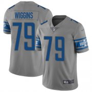 Wholesale Cheap Nike Lions #79 Kenny Wiggins Gray Youth Stitched NFL Limited Inverted Legend Jersey