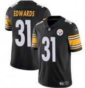 Cheap Men's Pittsburgh Steelers #31 Daijun Edwards Black Vapor Untouchable Limited Football Stitched Jersey