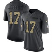 Wholesale Cheap Nike Bears #17 Alshon Jeffery Black Men's Stitched NFL Limited 2016 Salute to Service Jersey