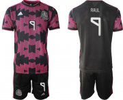 Wholesale Cheap Men 2020-2021 Season National team Mexico home black 9 Soccer Jersey