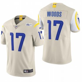 Wholesale Cheap Los Angeles Rams #17 Robert Woods Men\'s Nike Bone 2020 Vapor Untouchable Limited NFL Jersey