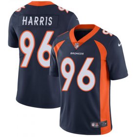 Wholesale Cheap Nike Broncos #96 Shelby Harris Navy Blue Alternate Men\'s Stitched NFL Vapor Untouchable Limited Jersey