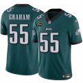 Cheap Men's Philadelphia Eagles #55 Brandon Graham Green F.U.S.E. With 4-Star C Patch Vapor Untouchable Limited Football Stitched Jersey