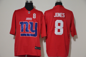 Wholesale Cheap Men\'s New York Giants #8 Daniel Jones Red 2020 Big Logo Number Vapor Untouchable Stitched NFL Nike Fashion Limited Jersey