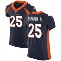 Wholesale Cheap Nike Broncos #25 Melvin Gordon III Navy Blue Alternate Men's Stitched NFL New Elite Jersey