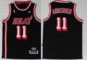 Wholesale Cheap Miami Heat #11 Chris Andersen ABA Hardwood Classics Swingman Black Jersey