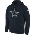 Wholesale Cheap Dallas Cowboys Nike KO Logo Essential Pullover Hoodie Navy