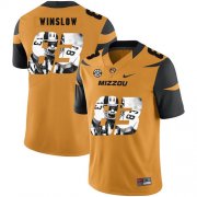 Wholesale Cheap Missouri Tigers 83 Kellen Winslow Gold Nike Fashion College Football Jersey