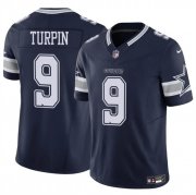 Cheap Men's Dallas Cowboys #9 KaVontae Turpin Navy 2023 F.U.S.E Vapor Untouchable Limited Stitched Football Jersey