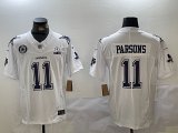 Men's Dallas Cowboys #11 Micah Parsons 2024 White F.U.S.E. With Established In 1960 Patch Stitched Football Jersey