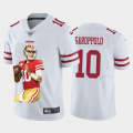 Cheap San Francisco 49ers #10 Jimmy Garoppolo Nike Team Hero 2 Vapor Limited NFL 100 Jersey White