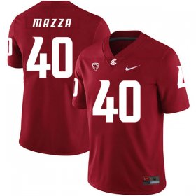 Wholesale Cheap Washington State Cougars 40 Blake Mazza Red College Football Jersey