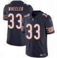 Cheap Men's Chicago Bears #33 Ian Wheeler Navy Vapor Football Stitched Jersey