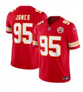 Men's Kansas City Chiefs #95 Chris Jones Red 2024 F.U.S.E Vapor Untouchable Limited Stitched Football Jersey