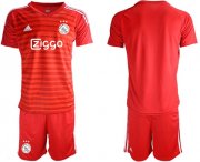 Wholesale Cheap Ajax Blank Red Goalkeeper Soccer Club Jersey