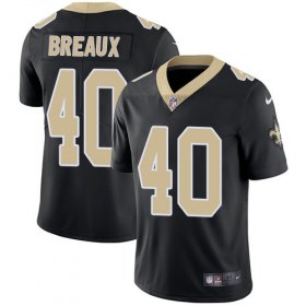 Wholesale Cheap Nike Saints #40 Delvin Breaux Black Team Color Men\'s Stitched NFL Vapor Untouchable Limited Jersey