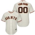 Wholesale Cheap San Francisco Giants Majestic Cool Base Custom Jersey Cream