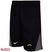 Wholesale Cheap Nike NFL Los Angeles Chargers Classic Shorts Black