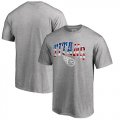 Wholesale Cheap Men's Tennessee Titans Pro Line by Fanatics Branded Heathered Gray Banner Wave T-Shirt