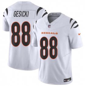 Cheap Youth Cincinnati Bengals #88 Mike Gesicki White 2024 F.U.S.E. Vapor Untouchable Limited Stitched Jersey