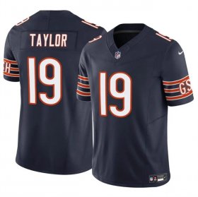 Men\'s Chicago Bears #19 Tory Taylor Navy 2023 F.U.S.E. Vapor Football Stitched Jersey