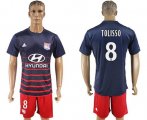 Wholesale Cheap Lyon #8 Tolisso Away Soccer Club Jersey