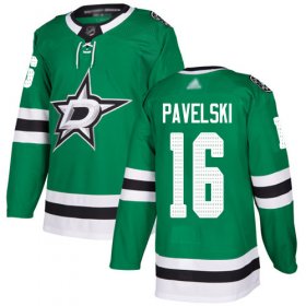 Wholesale Cheap Adidas Stars #16 Joe Pavelski Green Home Authentic Stitched NHL Jersey