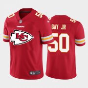 Wholesale Cheap Kansas City Chiefs #50 Willie Gay Jr. Red Men's Nike Big Team Logo Player Vapor Limited NFL Jersey