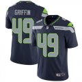 Wholesale Cheap Nike Seahawks #49 Shaquem Griffin Steel Blue Team Color Men's Stitched NFL Vapor Untouchable Limited Jersey