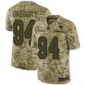 Wholesale Cheap Nike Cowboys #94 Randy Gregory Camo Youth Stitched NFL Limited 2018 Salute to Service Jersey