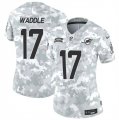 Cheap Women's Miami Dolphins #17 Jaylen Waddle 2024 F.U.S.E Arctic Camo Salute To Service Limited Stitched Football Jersey(Run Small)