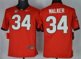 Wholesale Cheap Georgia Bulldogs #34 Herschel Walker 2014 Red Limited Jersey