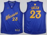 Wholesale Cheap Men's Golden State Warriors #23 Draymond Green adidas Royal Blue 2016 Christmas Day Stitched NBA Swingman Jersey