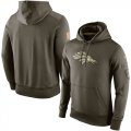 Wholesale Cheap Men's Denver Broncos Nike Olive Salute To Service KO Performance Hoodie