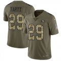 Wholesale Cheap Nike 49ers #29 Jaquiski Tartt Olive/Camo Men's Stitched NFL Limited 2017 Salute To Service Jersey