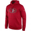 Wholesale Cheap San Francisco 49ers Nike Practice Performance Pullover Hoodie Scarlet