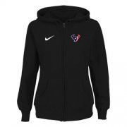 Wholesale Cheap Nike Houston Texans Ladies Tailgater Full Zip Hoodie Black