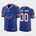 Wholesale Cheap Buffalo Bills Custom Royal Blue Men's Nike Big Team Logo Vapor Limited NFL Jersey