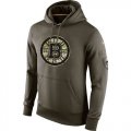 Wholesale Cheap Men's Boston Bruins Nike Salute To Service NHL Hoodie